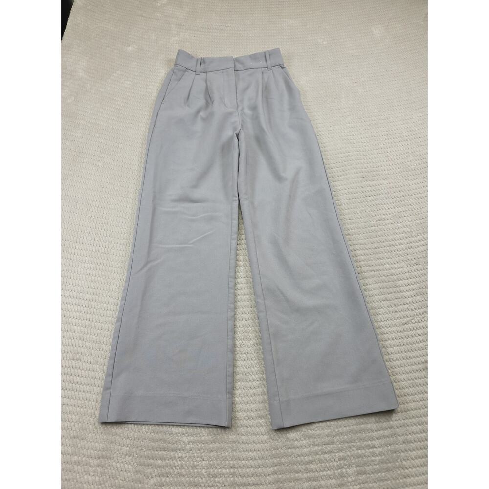 Abercrombie & Fitch Pants Womens 24 Gray Pleated Wide Leg High Rise